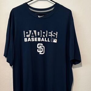 San Diego Padres Nike MLB Dark Blue Padres Tee